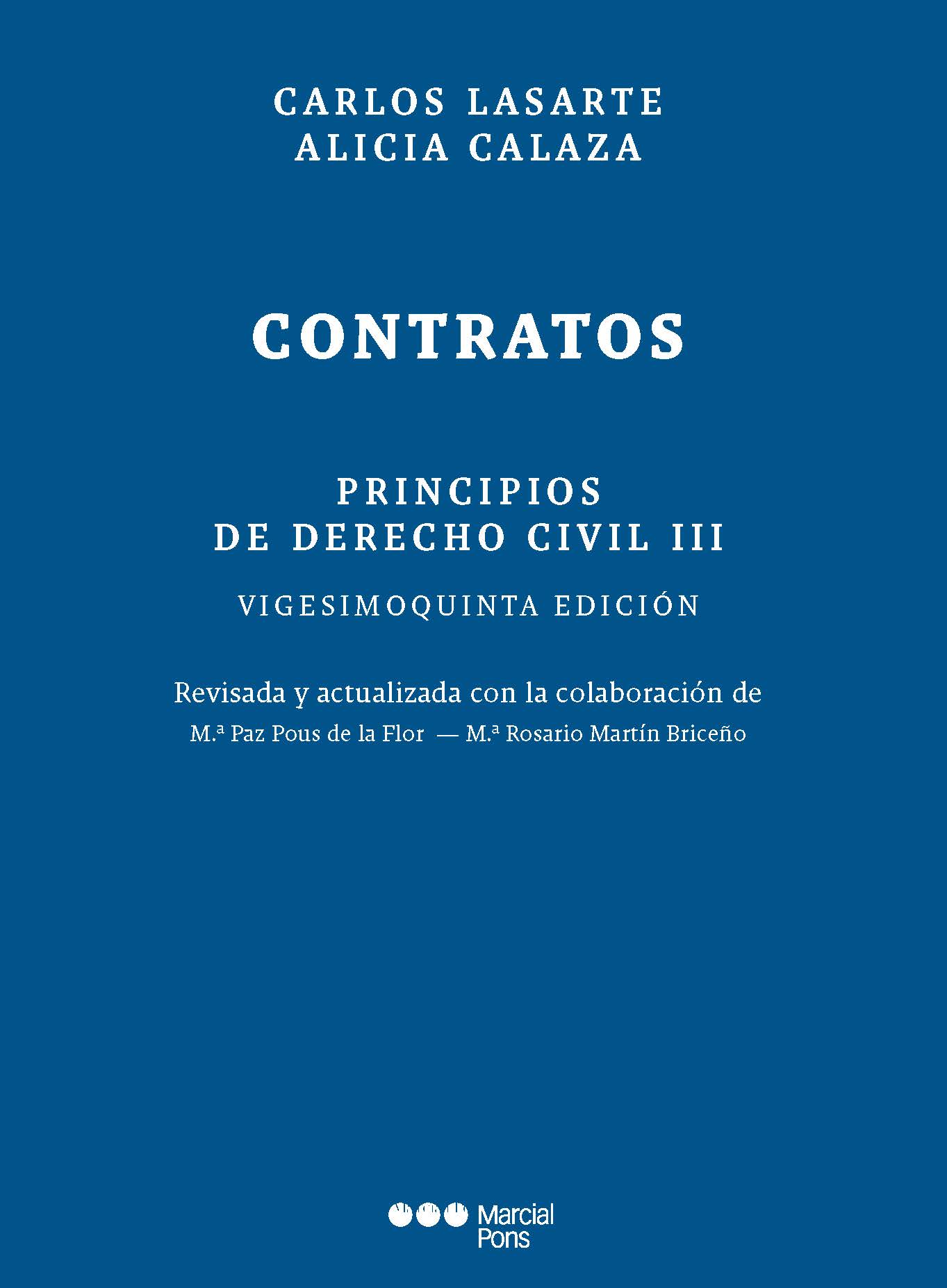 Principios de Derecho Civil. Tomo III